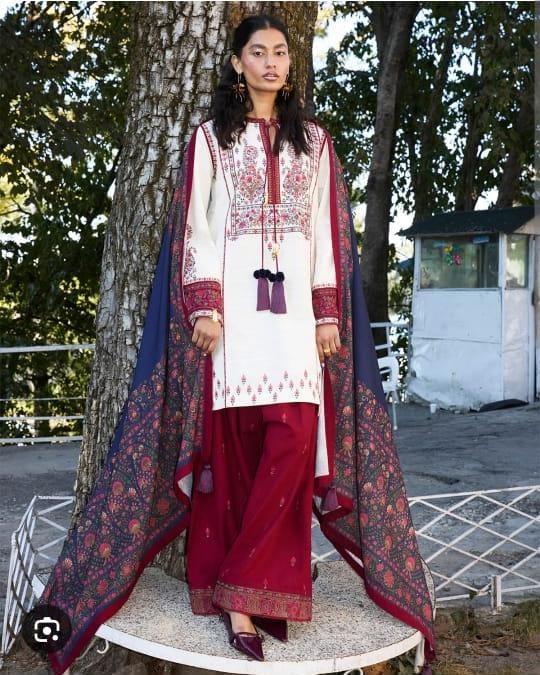 HussainRehar wool shawl minor rejection