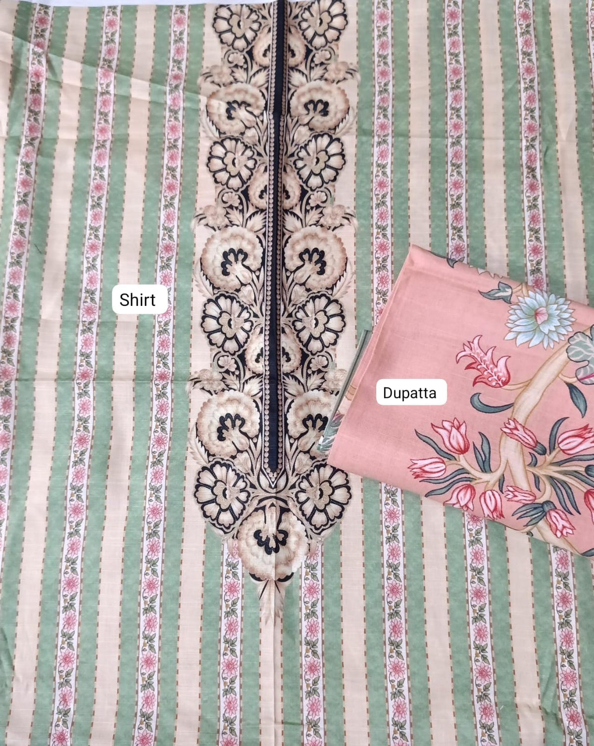 Beechtree khaddar  printed 2pc