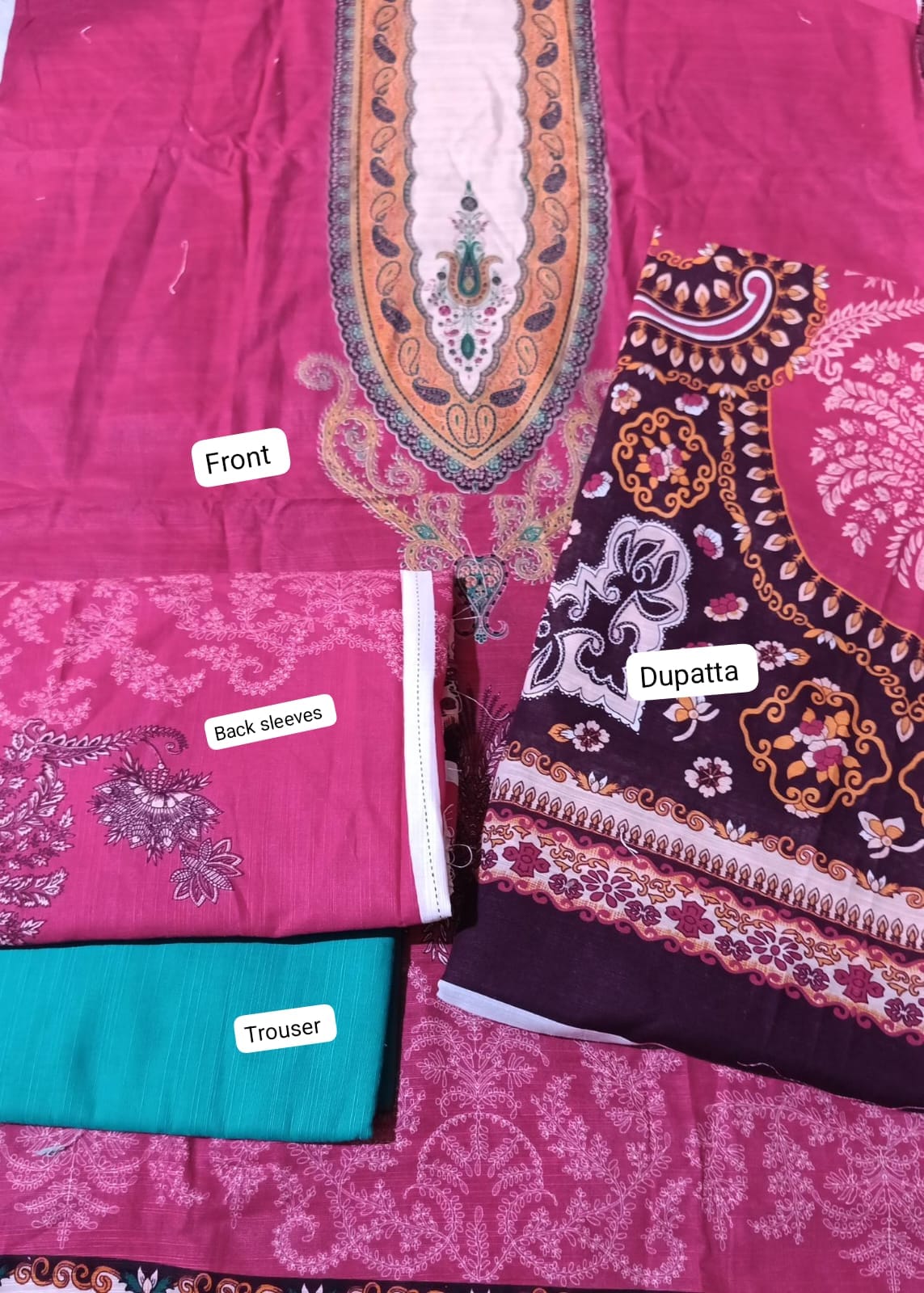 Zulbery khaddar printed 3pc