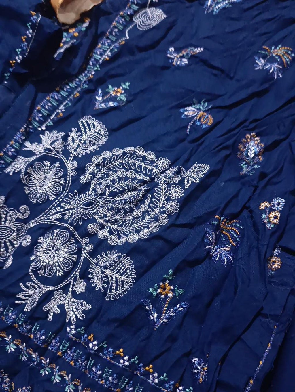 HussainRehar emb khaddar 2piece with right penals