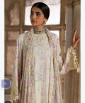 Cross-stitch emb silk printed shirt