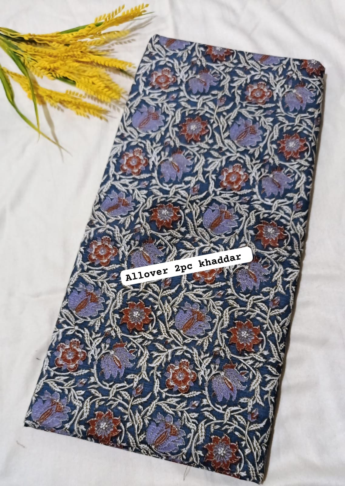 Khaadi printed khaddar allover 2pc