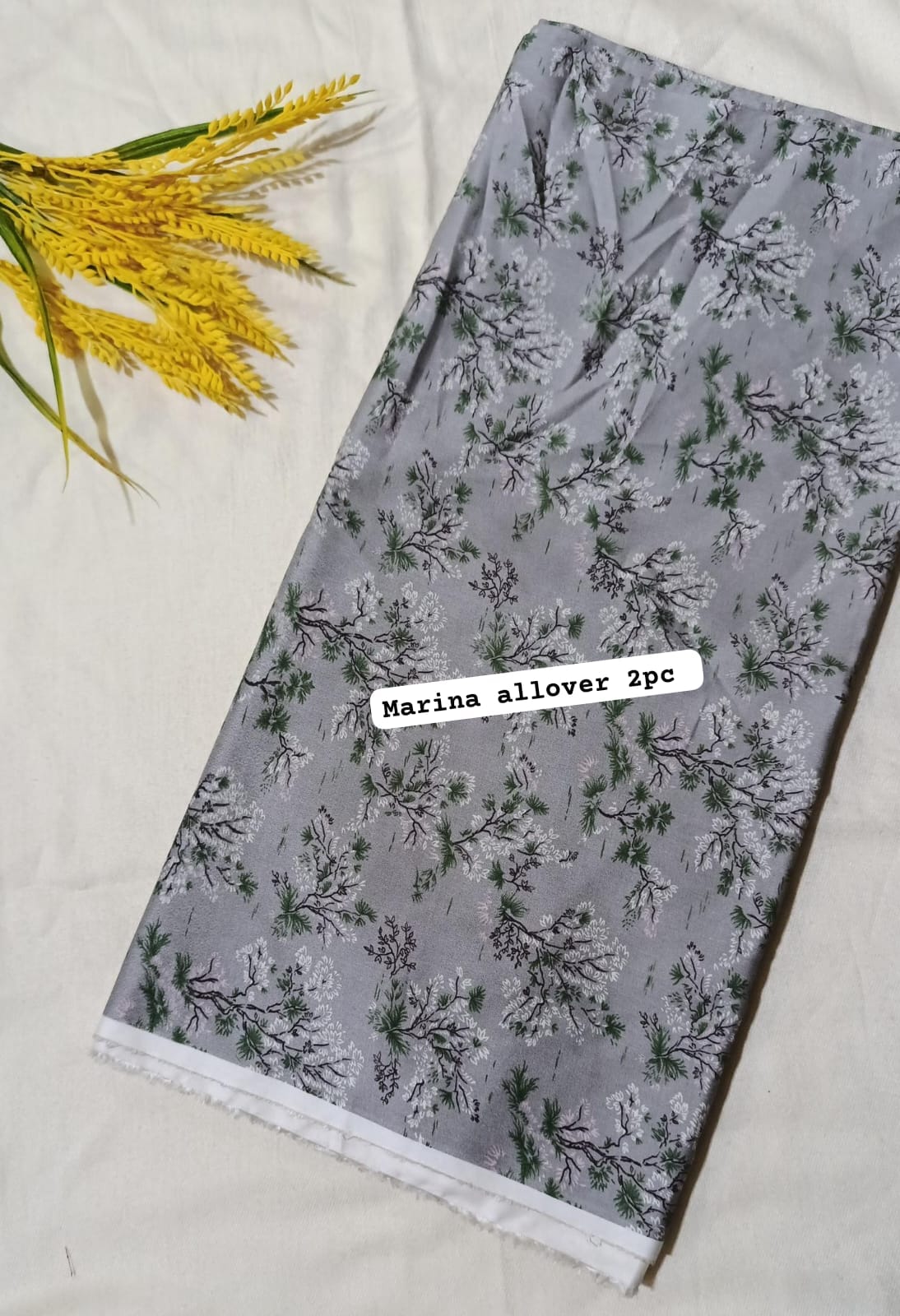Khaadi printed allover linen 2pc