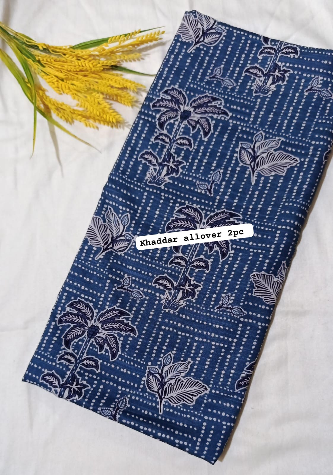 Khaadi printed allover khaddar 2pc