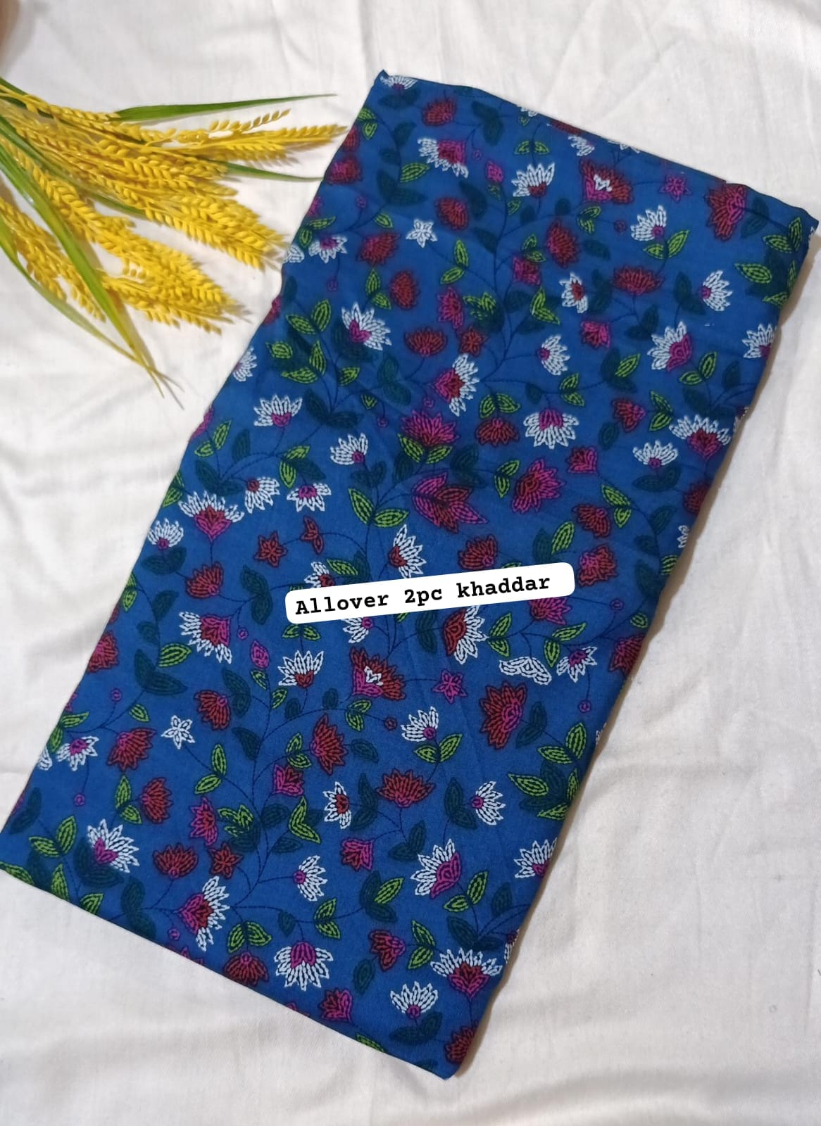 Khaadi printed allover khaddar 2pc
