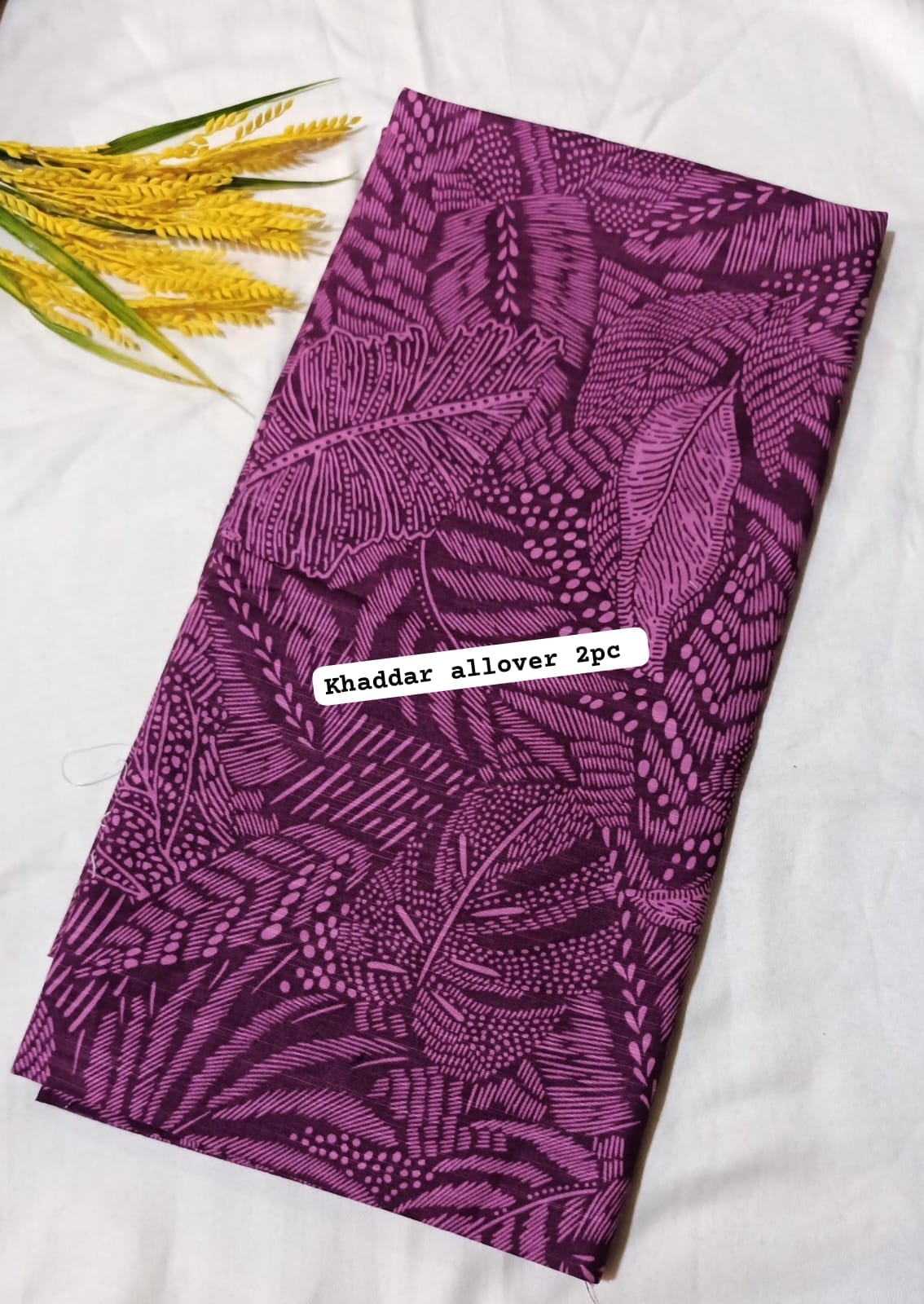 Khaadi printed allover khaddar 2pc