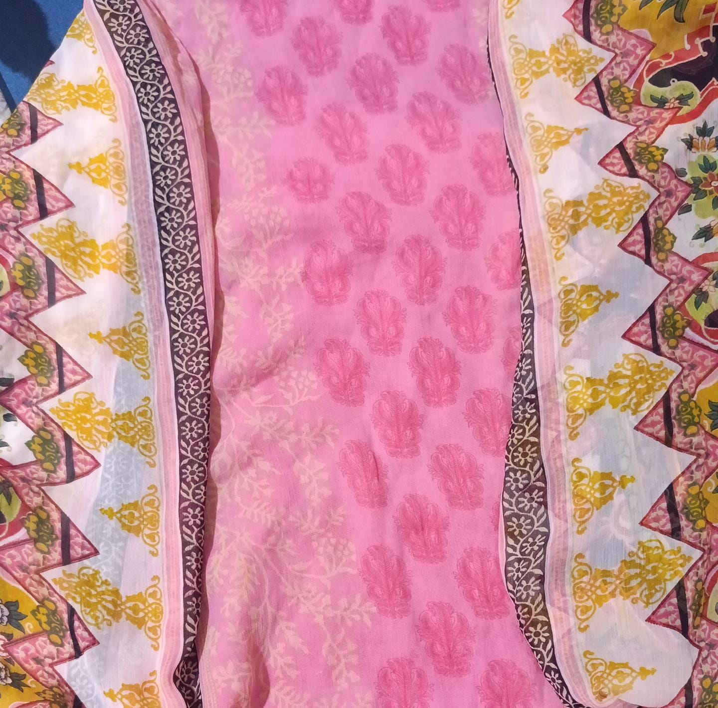Warda printed dupatta bamber chiffon dupatta