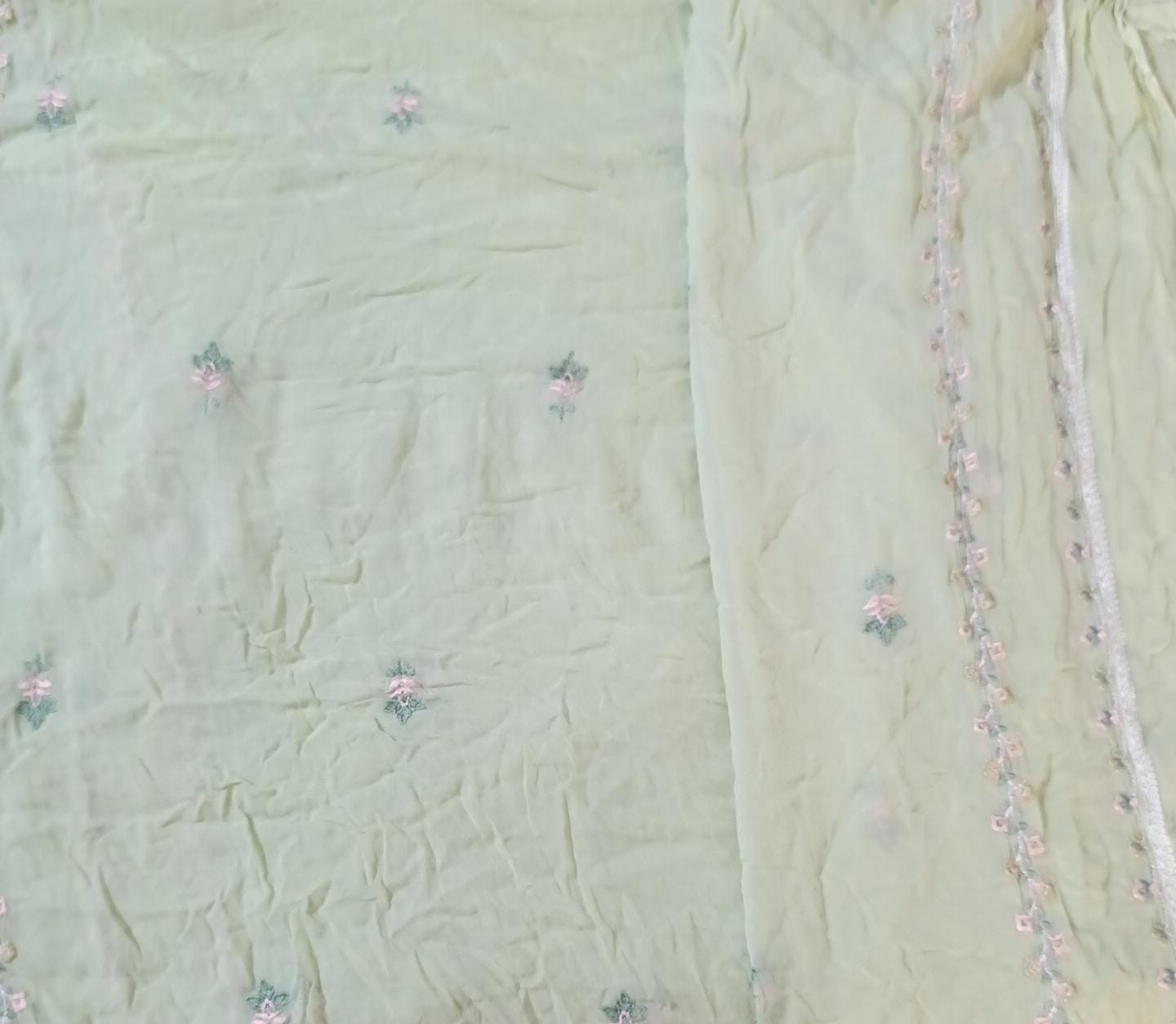 Hussain rehar emb chiffon dupatta bfresh