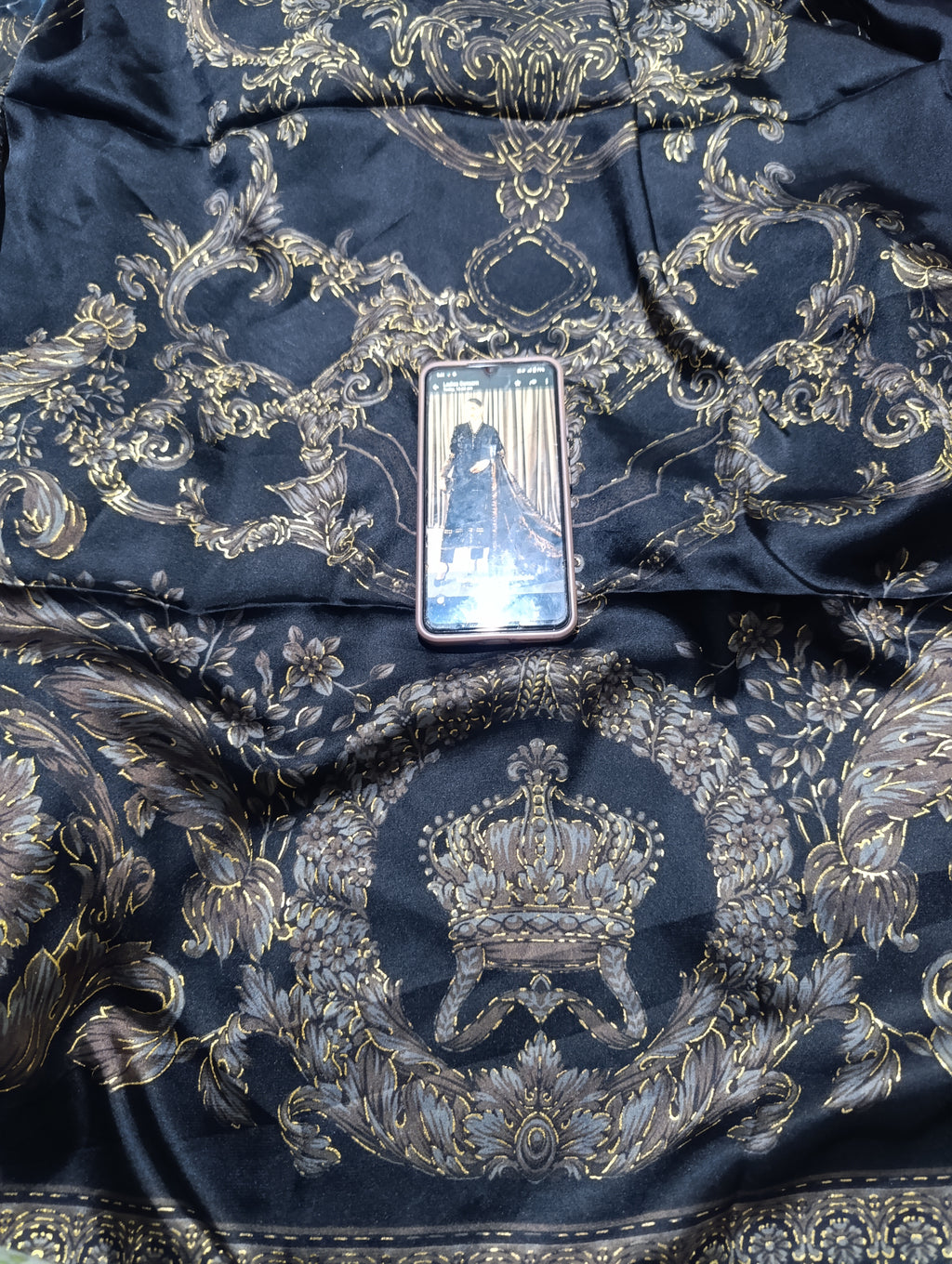 Maria B silk shawl
