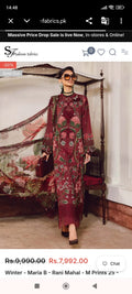 Maria B winter linen 3 piece