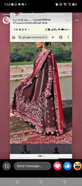 HussainRehar embroiderd frock with trouser