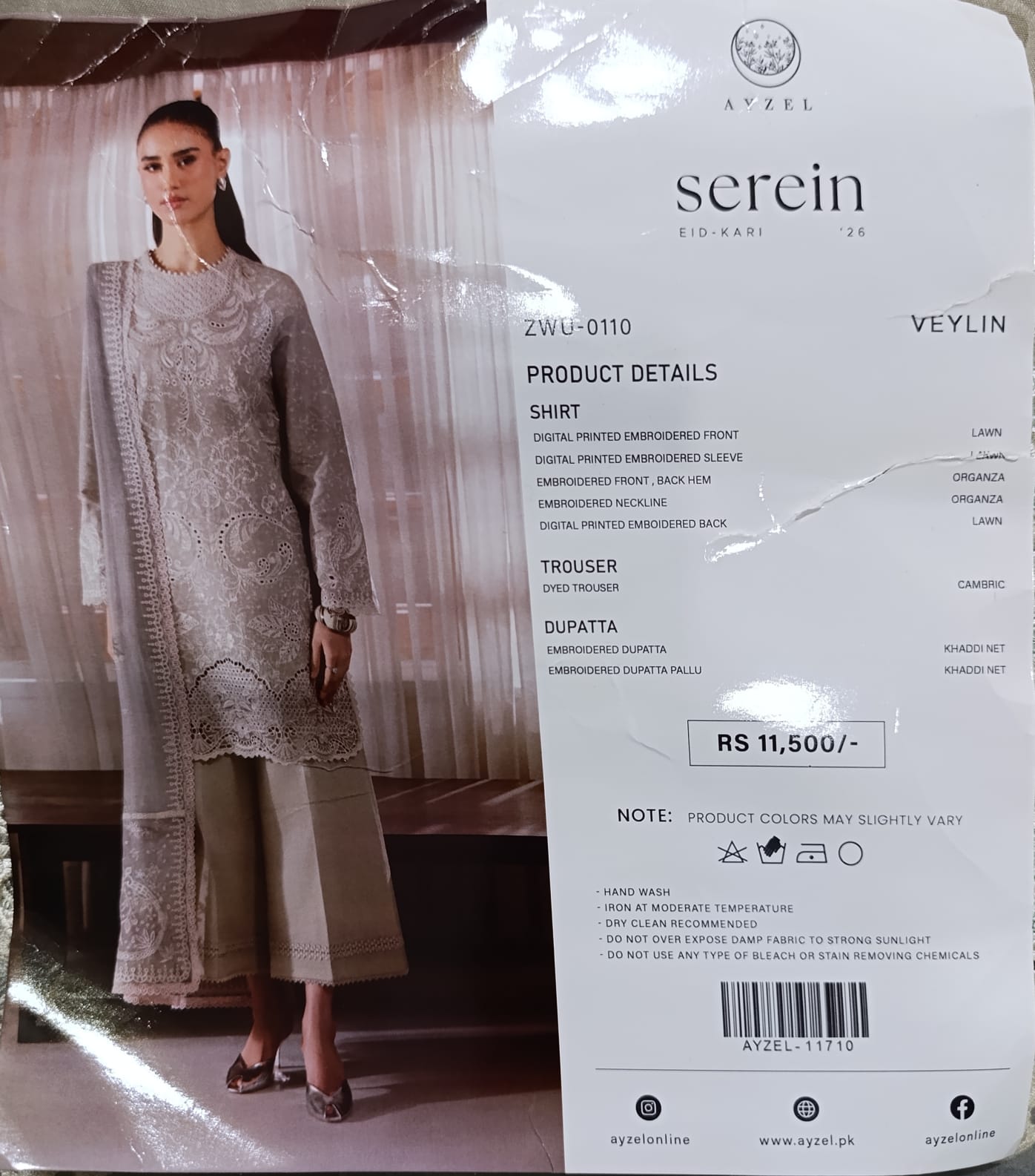 UNSTITCHED LAWN SUIT