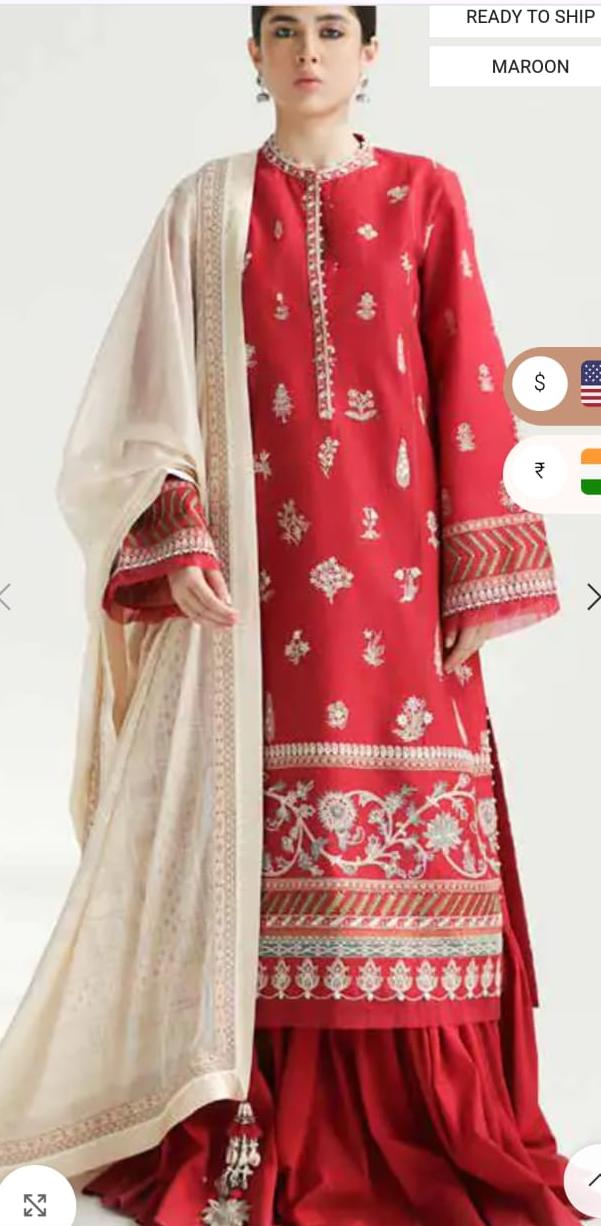 Zarashah jahan lawn Unstitched collection 2024-Lawn suit sale