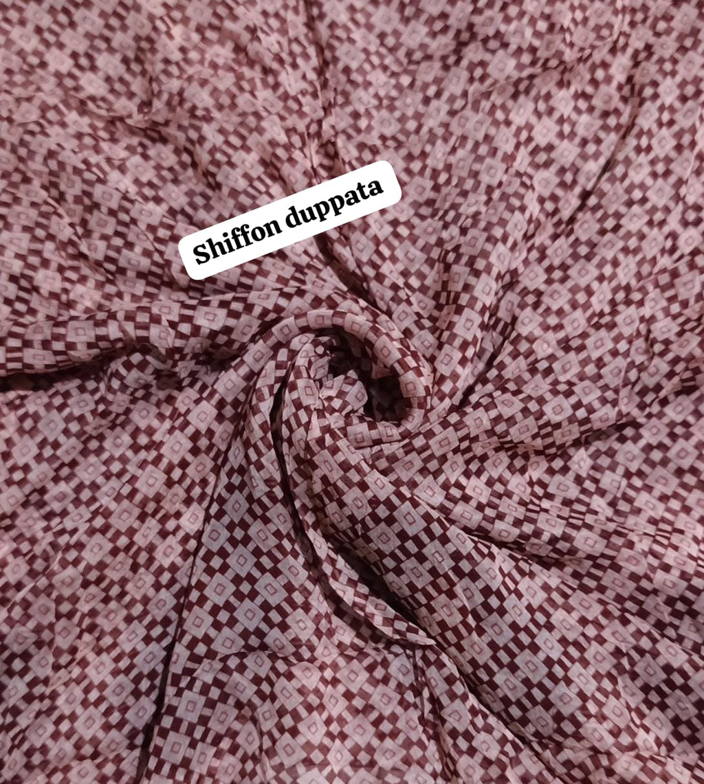 Zarashah jahan bamber shiffon dupatta