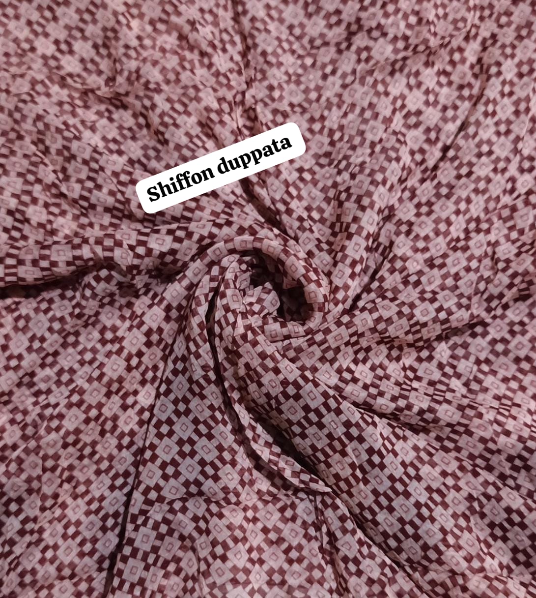 Zarashah jahan bamber shiffon dupatta