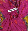 Zarashah jahan printed silk dupatta