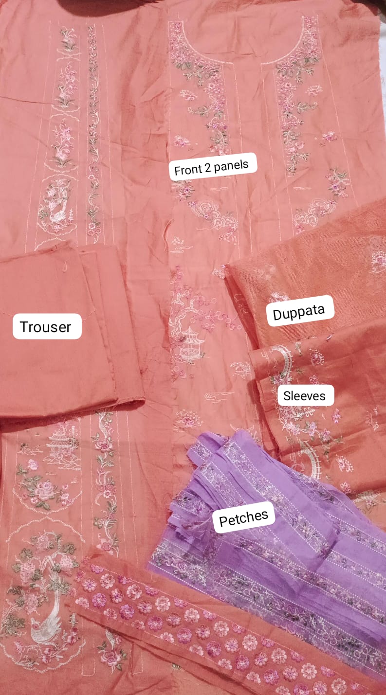 Ayzel by afrozeh emb lawn 3pc bfresh