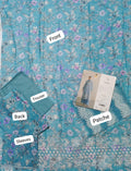 Ayzel by afrozeh suit 2026 digital printed emb 2pc