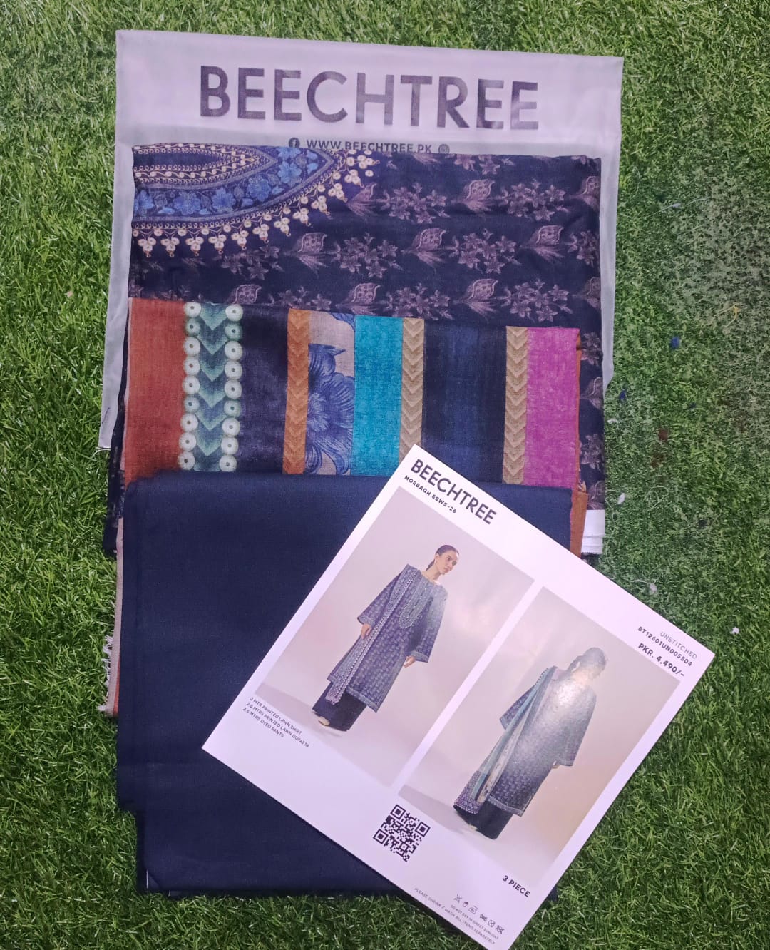 Beechtree  lawn printed 3pc unstitched
