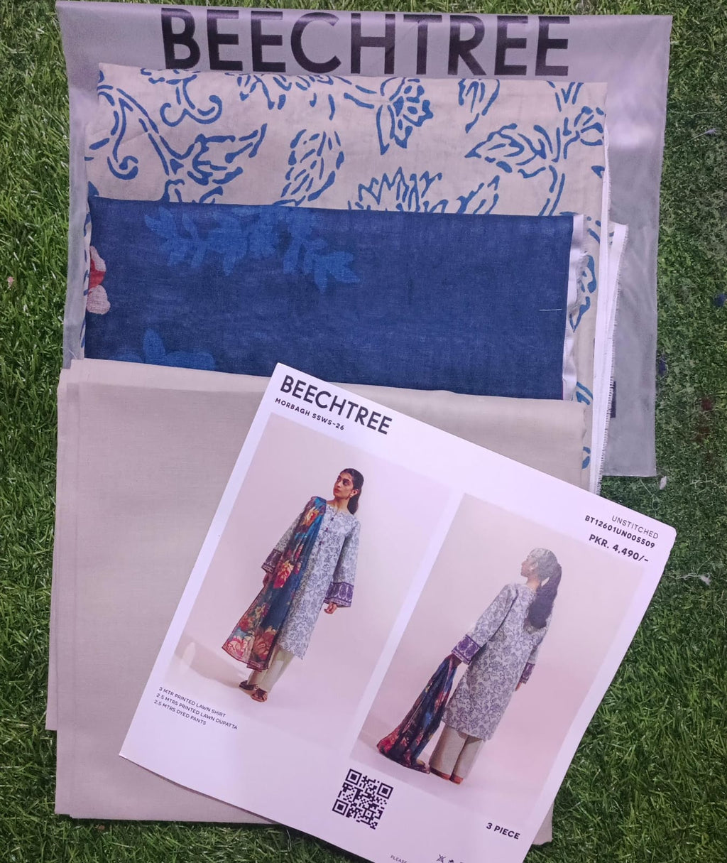 Beechtree lawn printed 3pc unstitched