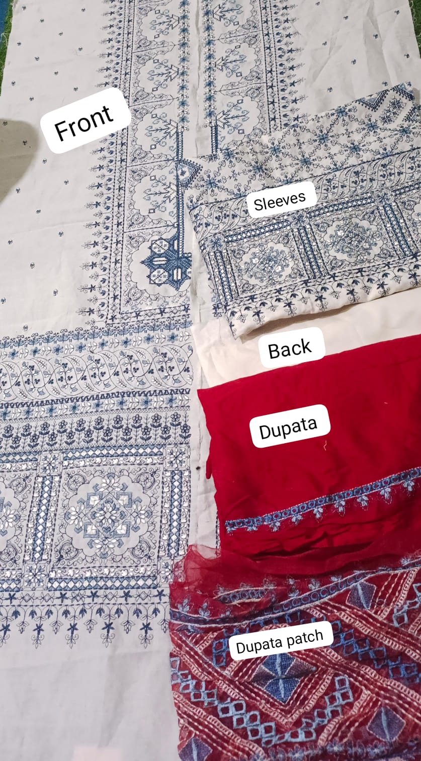 Zarashahjhan emb lawn 2pc