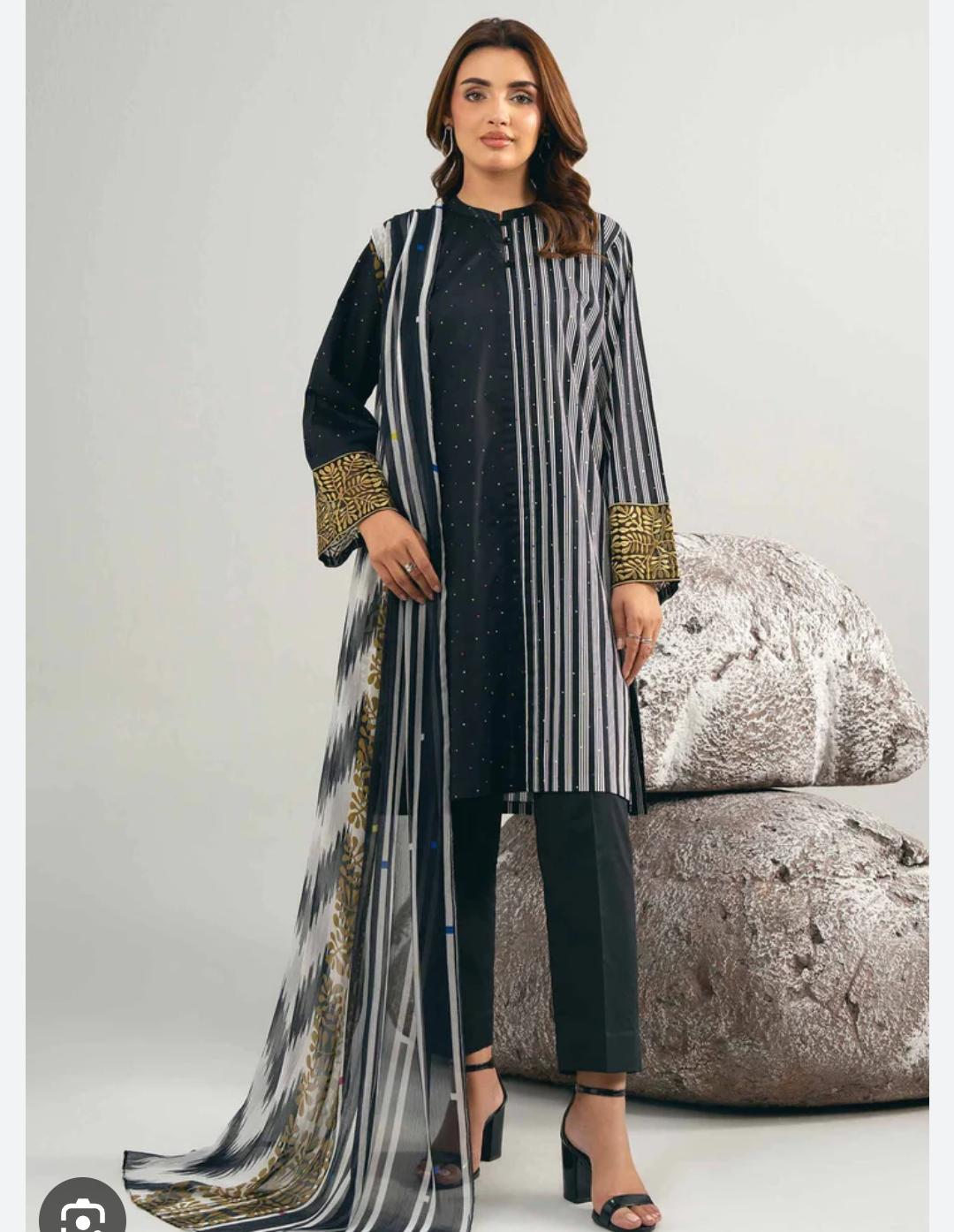Nishat camric printed 3pc unstitched