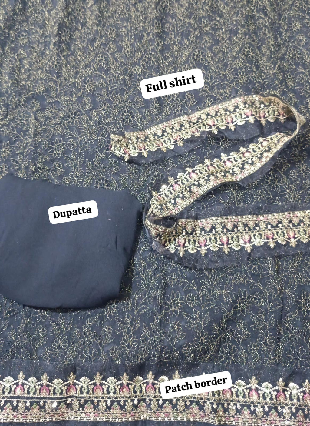 NOOREH FANCY TILLAH EMB CHIFFON 2PC UNSTITCHED