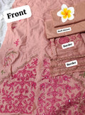 Hussain rehar emb lawn 2pc unstitched