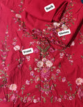 Zarashahjhan  emb textured lawn shirt