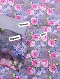 Bareeze lawn printed 3pc unstitched