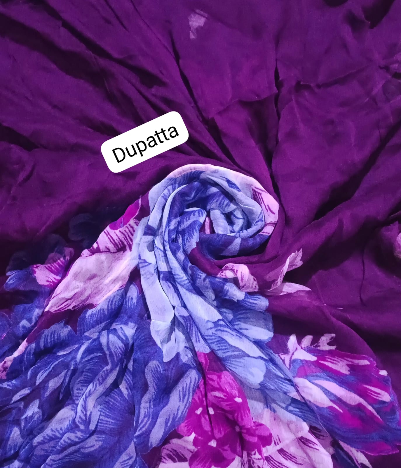 ZARASHAJHN chiffon dupatta
