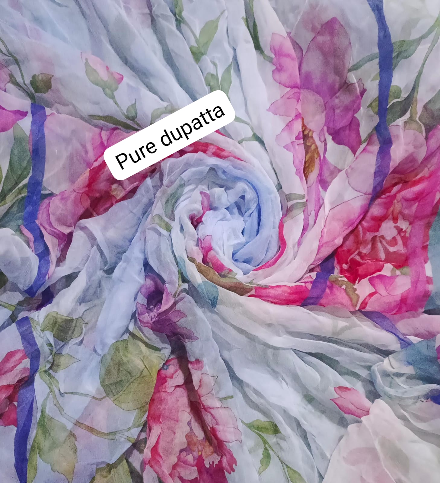 Zarashahjhn PURE chiffon dupatta