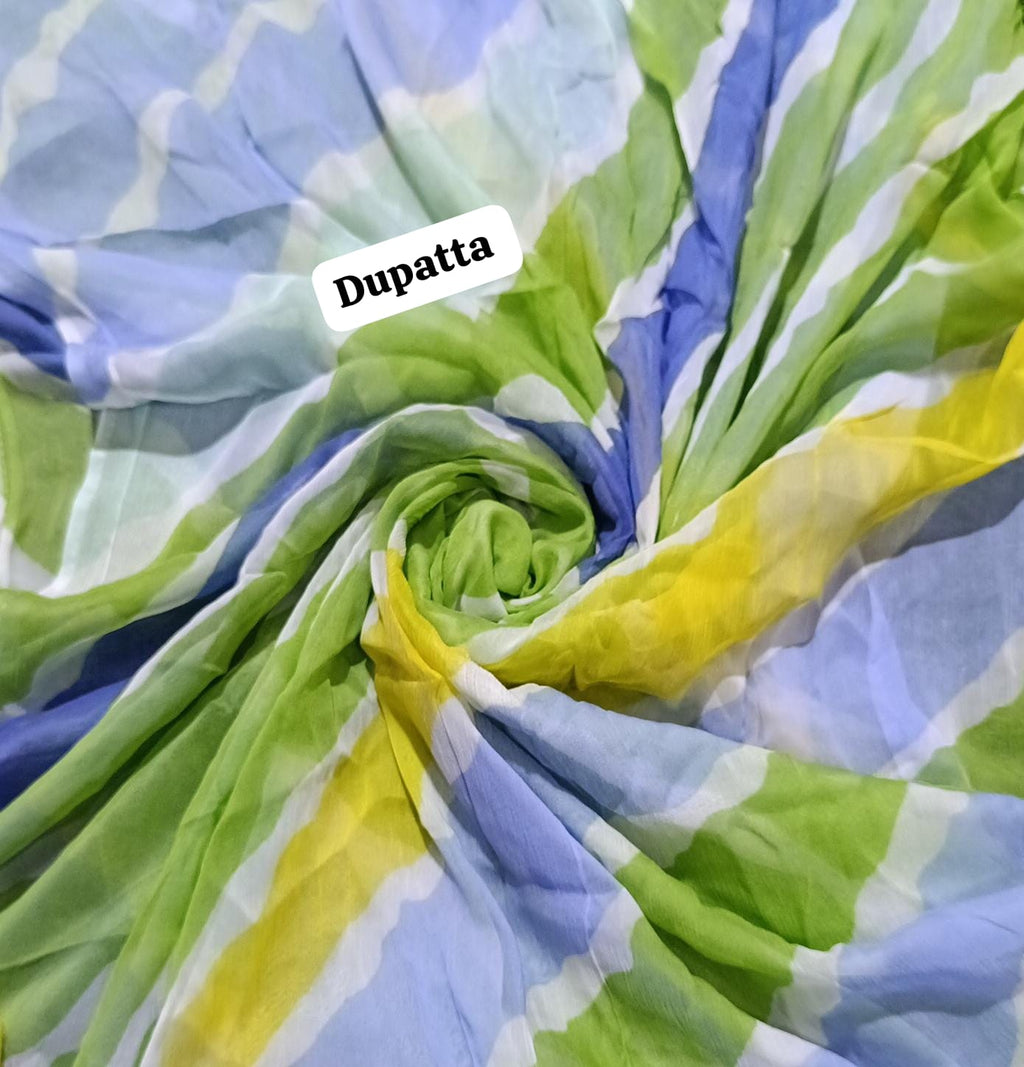 Zarashahjhan printed  chiffon dupatta