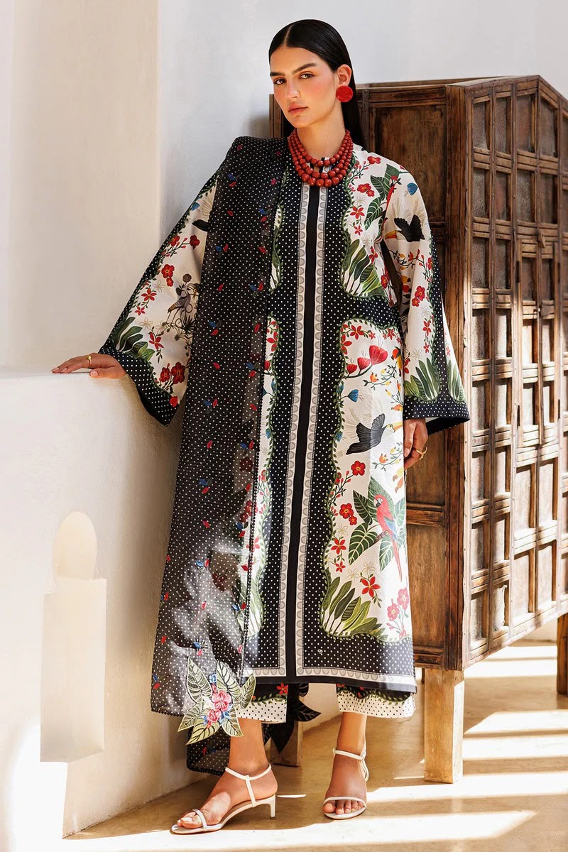 EMBROIDERED LAWN USE-9303 JZ-SUMMER-9303-0 | 3 Pieces