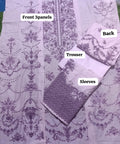 Zarashahjhan lawn emb 2pc unstitched