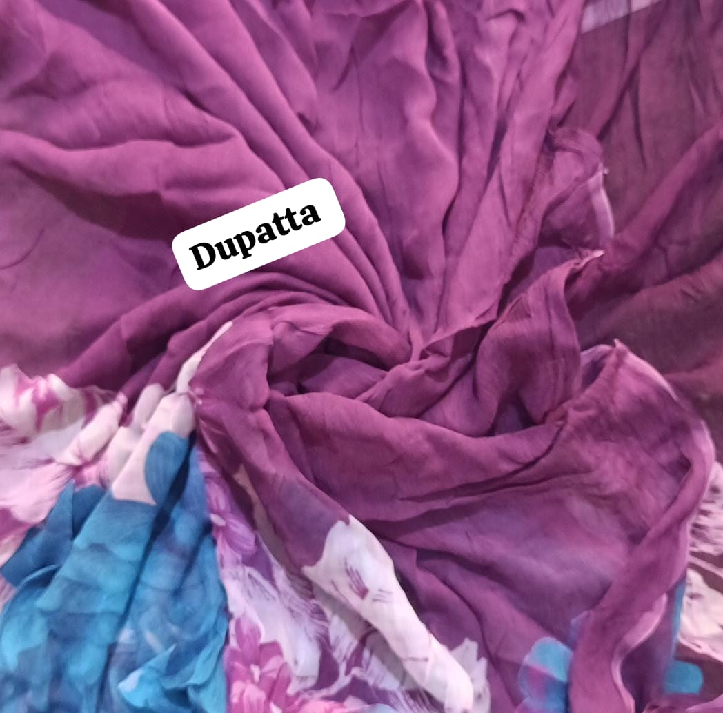 Zarashahjhan shiffon dupatta