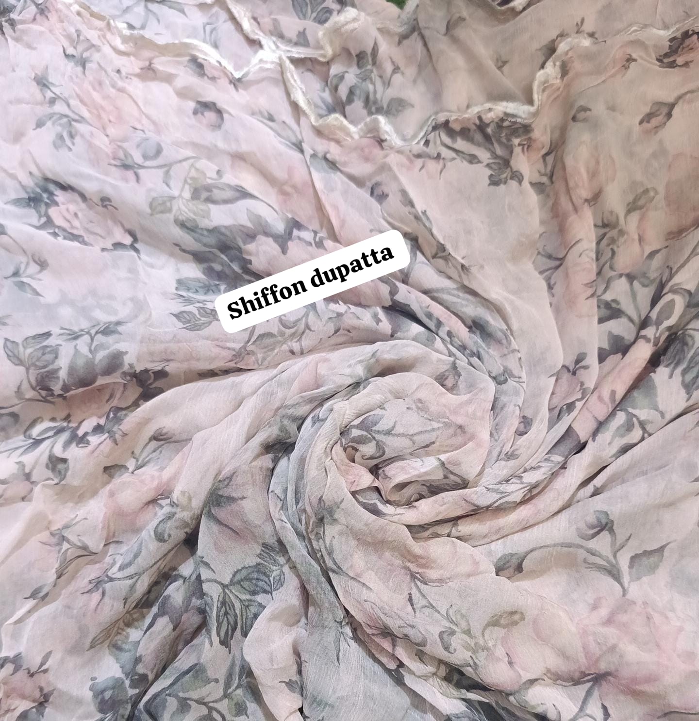 zarashahjhan shiffon dupatta