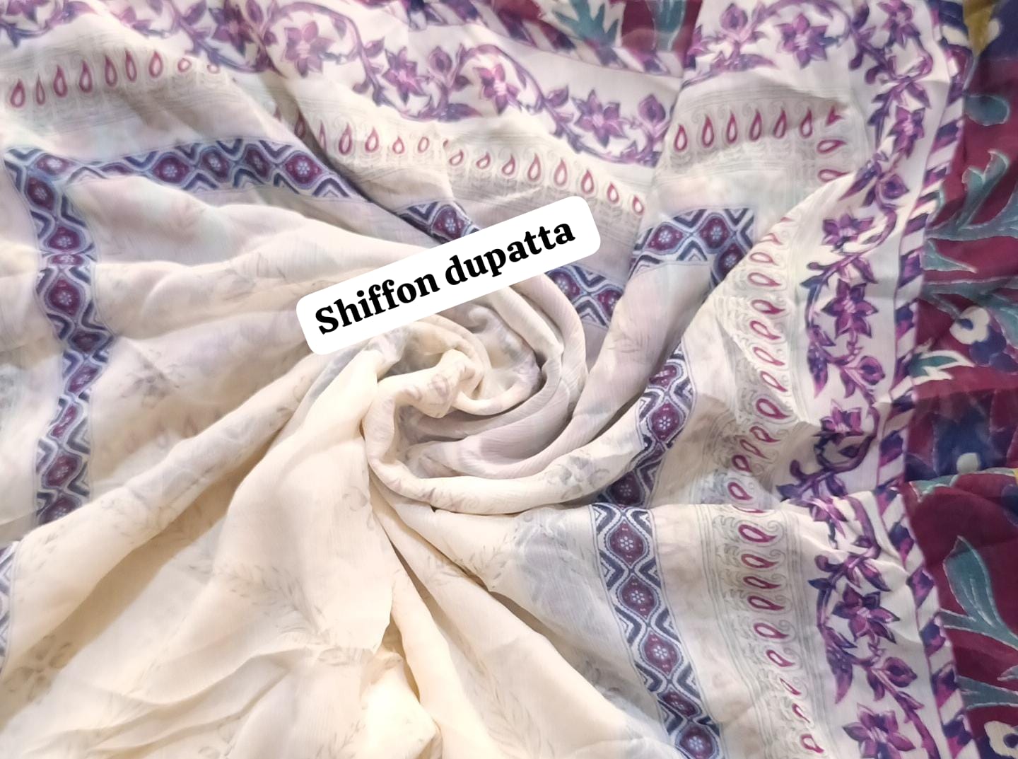 zarashahjhn chiffon dupatta