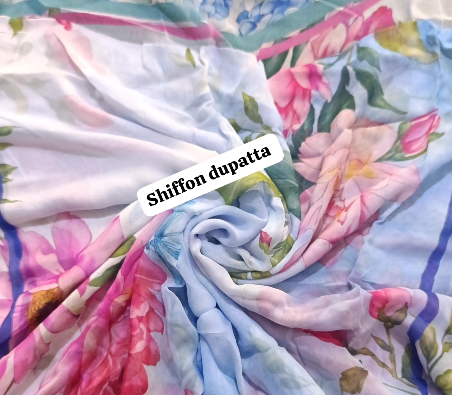 zarashahjhan chiffon dupatta