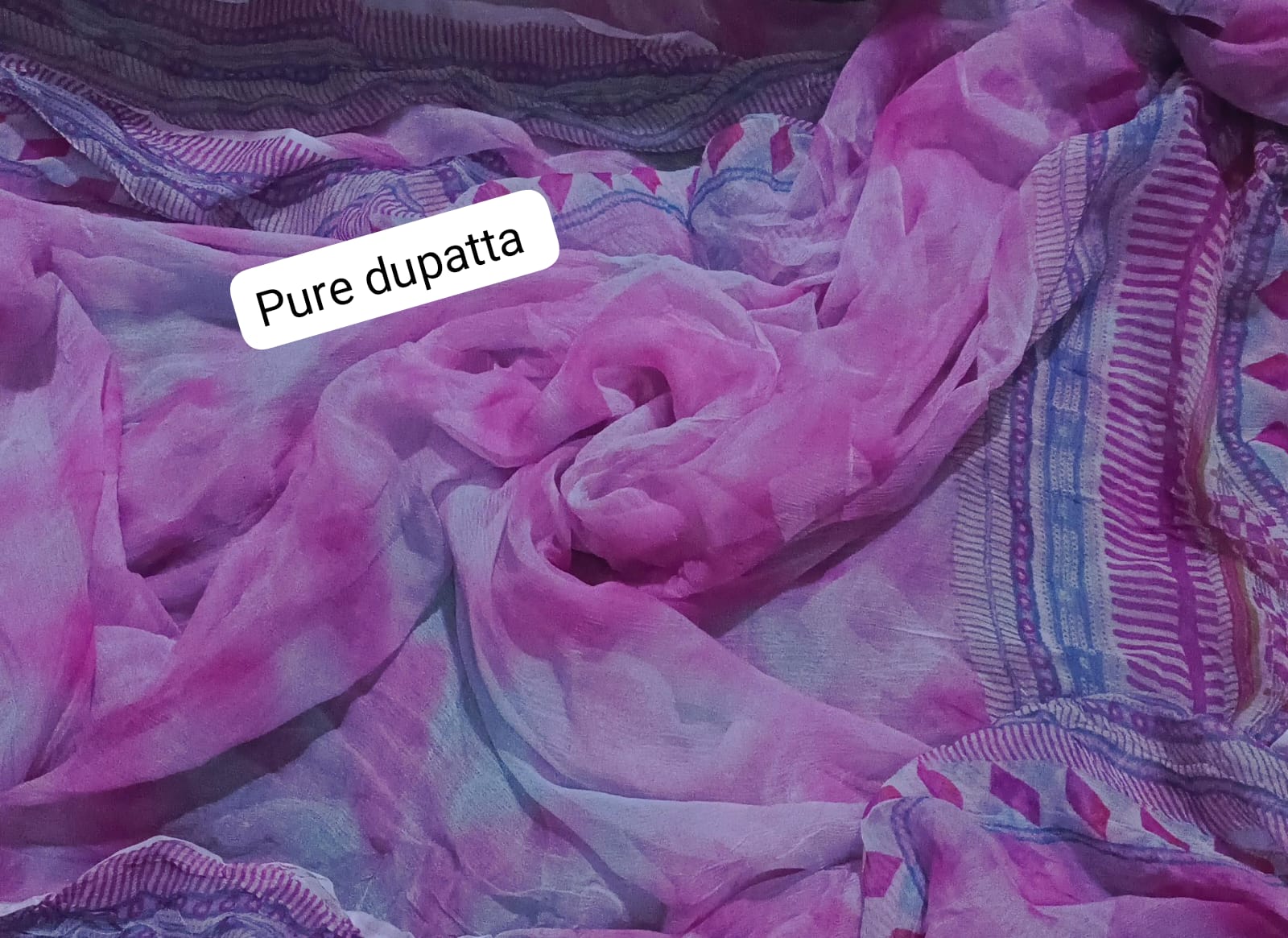 zarashshjhan pure chiffon dupatta