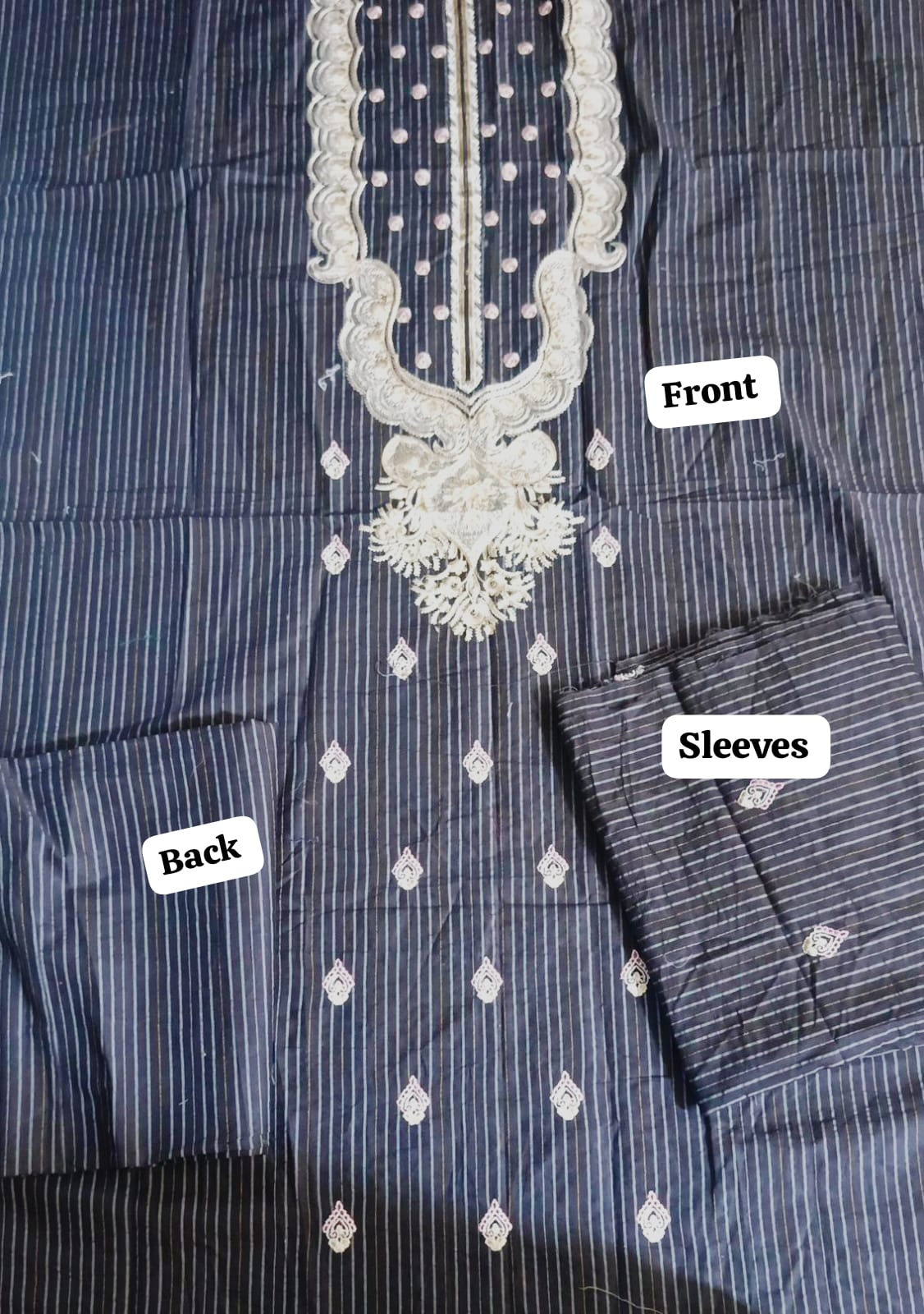 Ethnic emb shirt