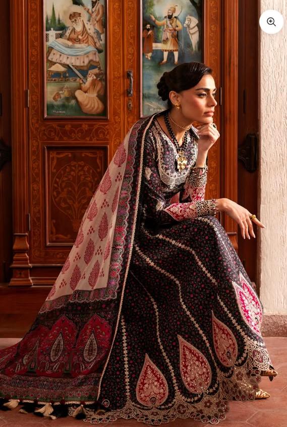 Jazmin EMBROIDERED LUXURY LAWN SL26-D09