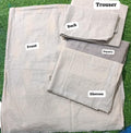 SWISS LAWN  3PC UNSTITCHE