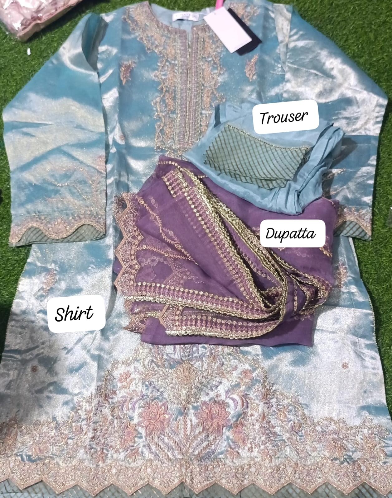 SOHAYA by diner luxury organza  3pc