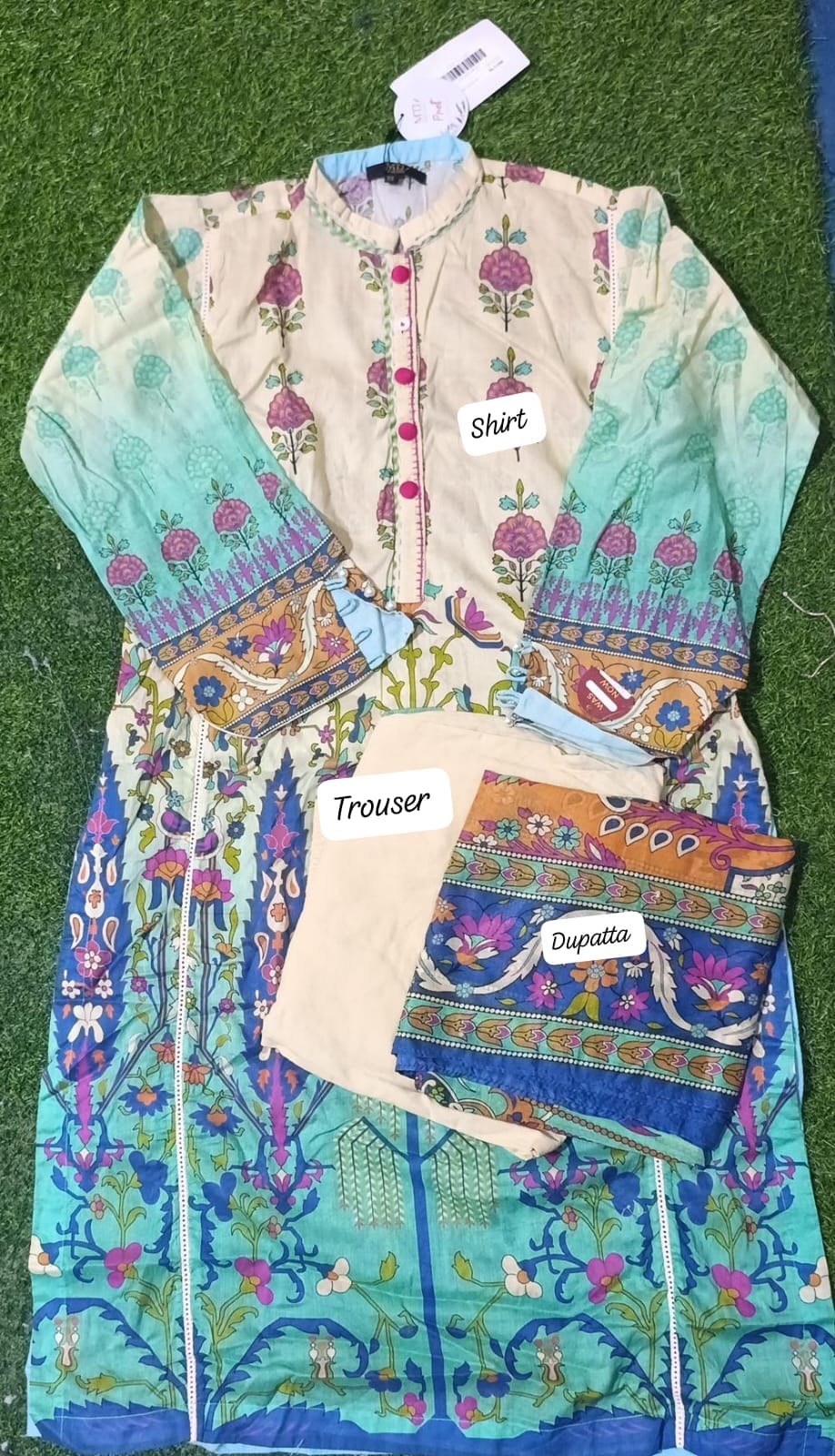 MTJ printed lawn 3pc sx SIZE