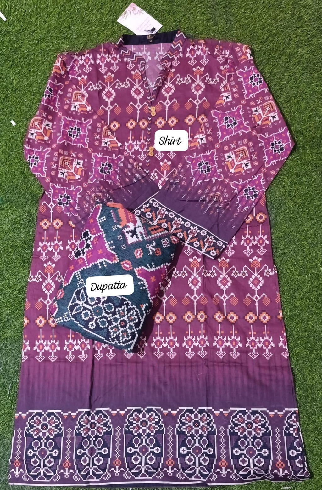 MTJ printed lawn 2pc M
