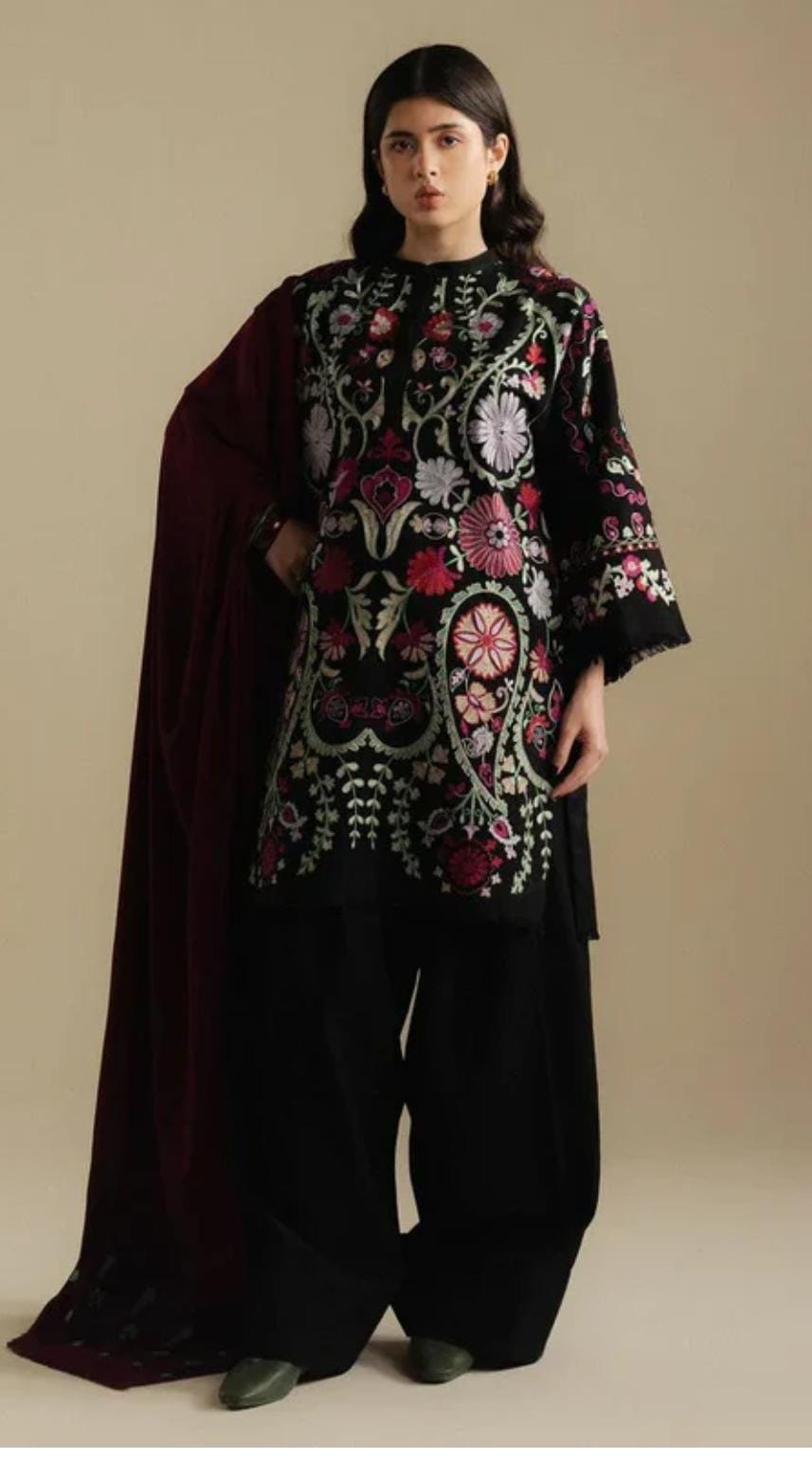 WINTER Zarashajhan emb khaddar 2PC