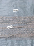 Branded emb  soft organza shirt