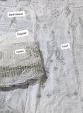 ALkaram emb block print lawn 3pc