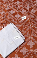 khaddi lawn block  print 2pc